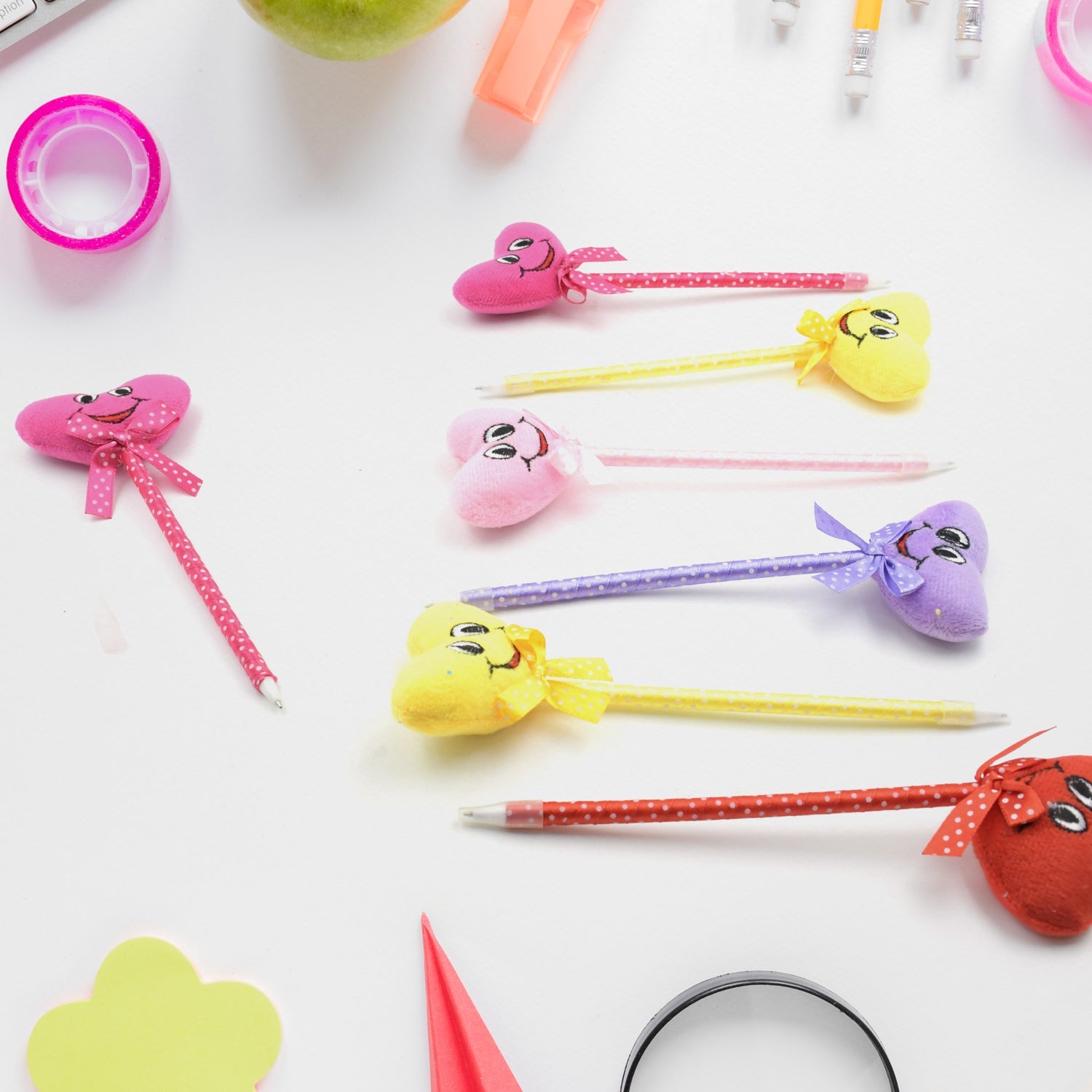 4292 Cute Cartoon Shape & Heart Design Facy Writting Pen Attached Rattle | Ball Pen Smooth Writing For Wedding , Events & Multiuse Pen Best Pen l Use for Kids (12 Pcs Set Mix Design & Color) 4292 Cute Cartoon Shape & Heart Design Facy Writting Pen Attached Rattle | Ball Pen Smooth Writing For Wedding , Events & Multiuse Pen Best Pen l Use for Kids (12 Pcs Set Mix Design & Color)